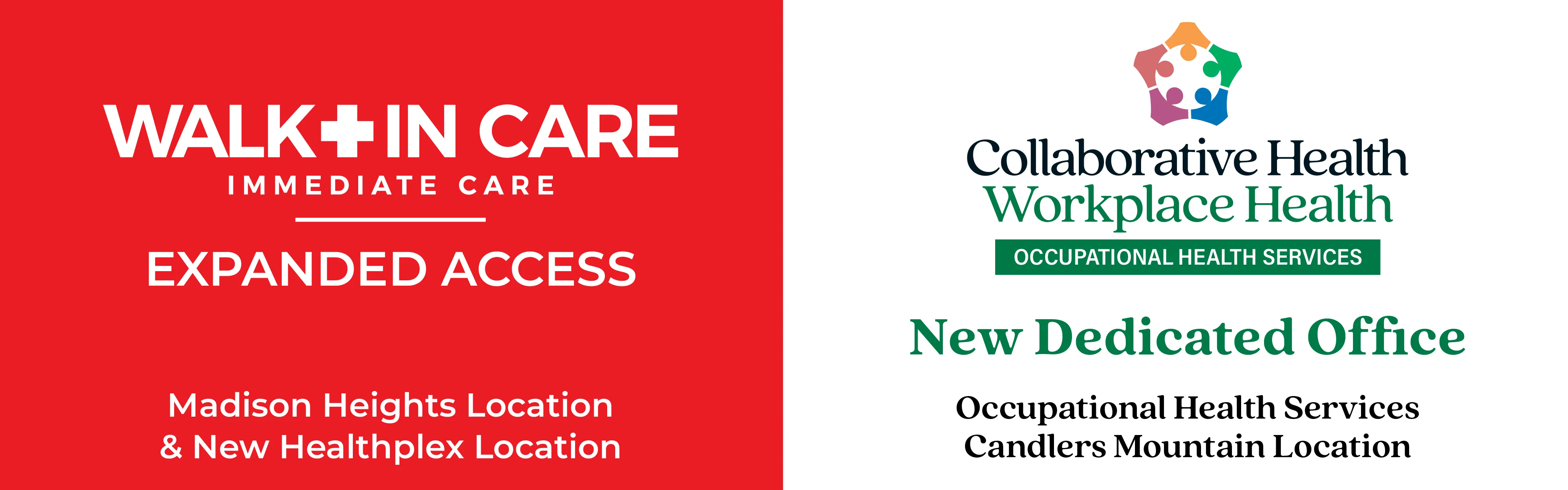 walk in care expanded access for madison heights location and new healthplex location collaborative health workplace health occupational health services has a new dedicated office