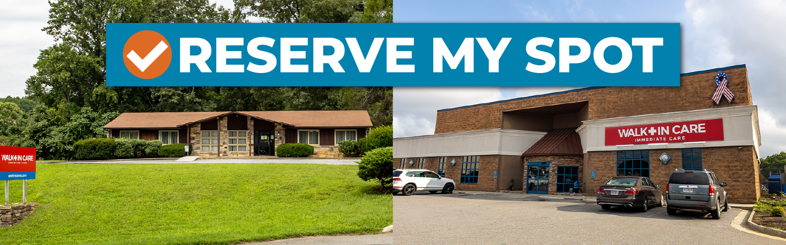 walk-in care reserve my spot expands to candlers mountain and amherst